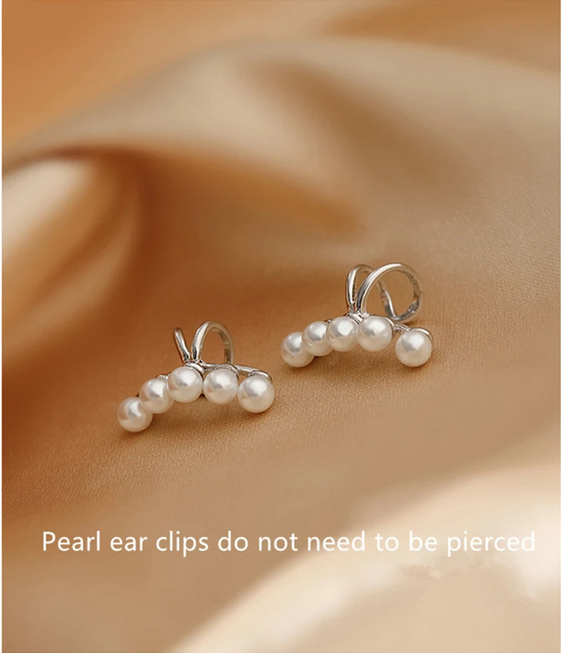 Pearl Clip Earrings