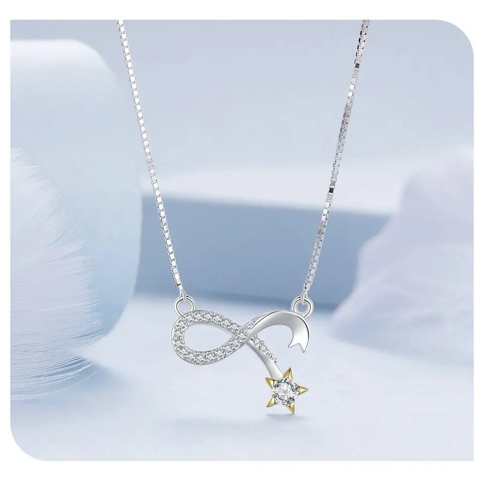 Infinity Love Pendant Necklace