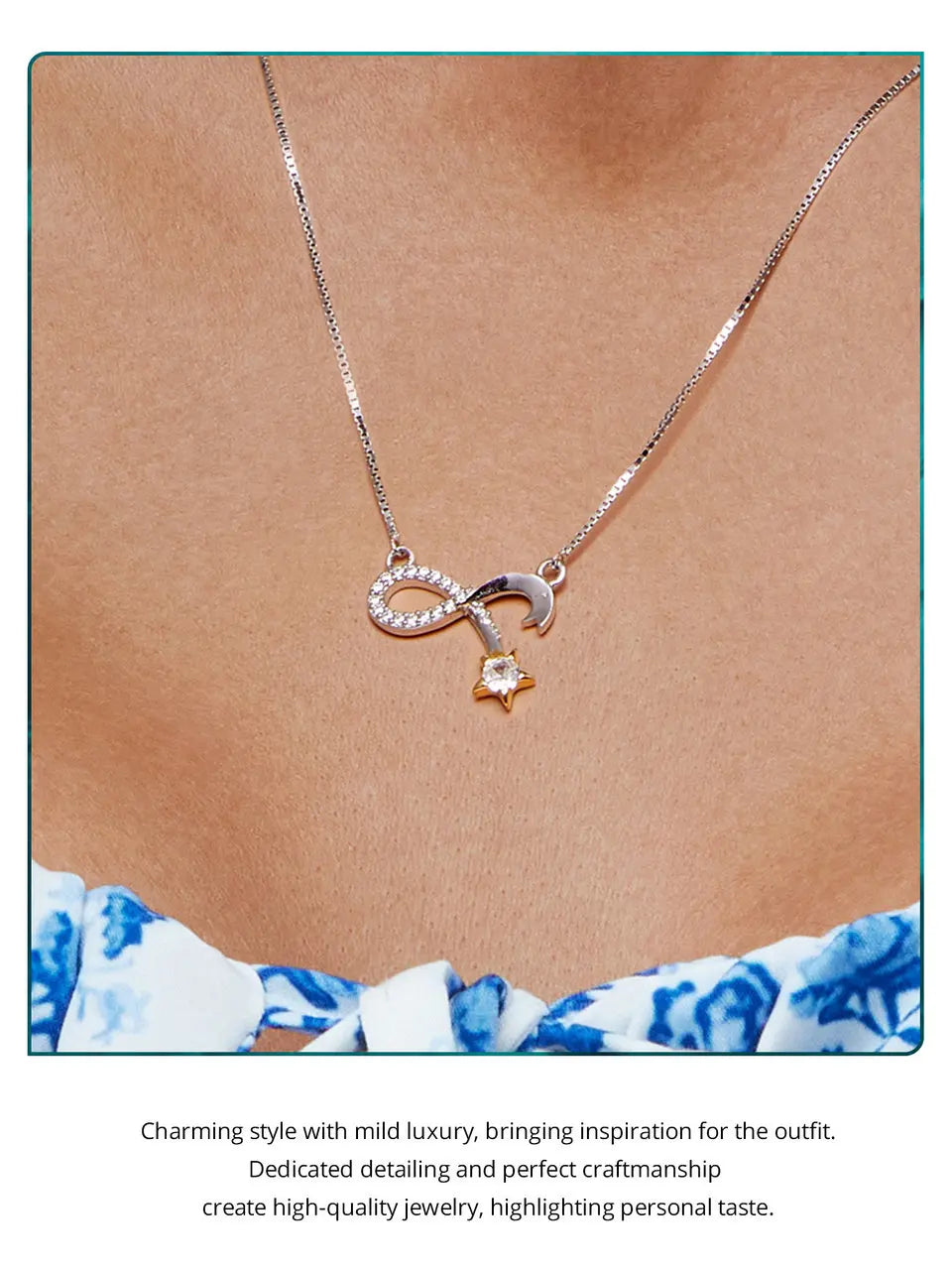 Infinity Love Pendant Necklace