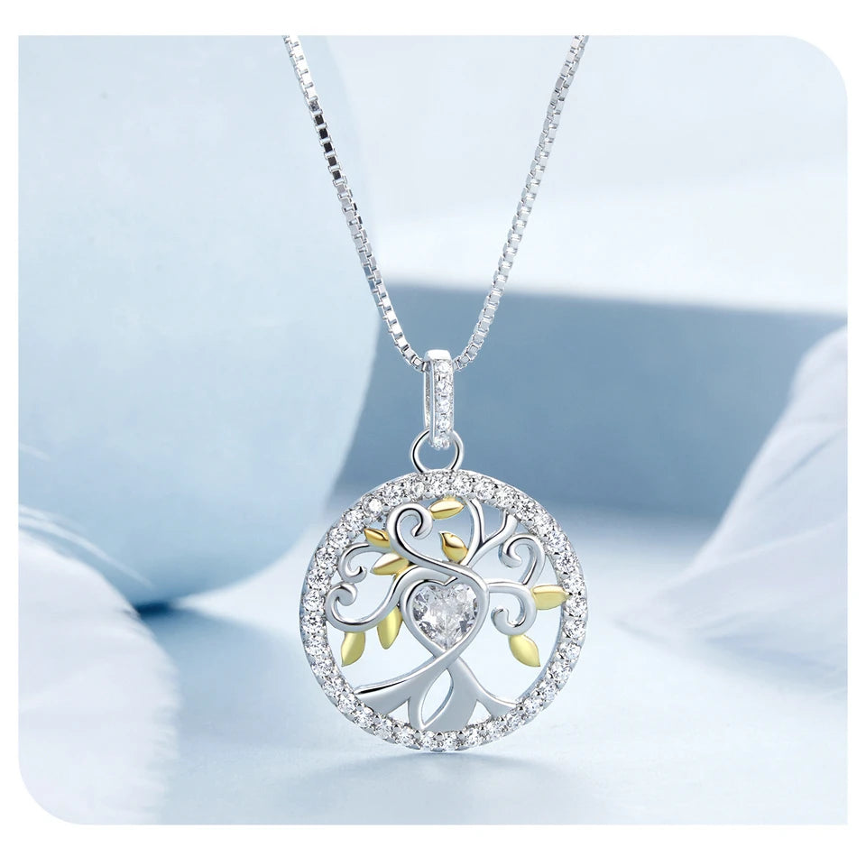 Silver Tree of Life Pendant Necklace